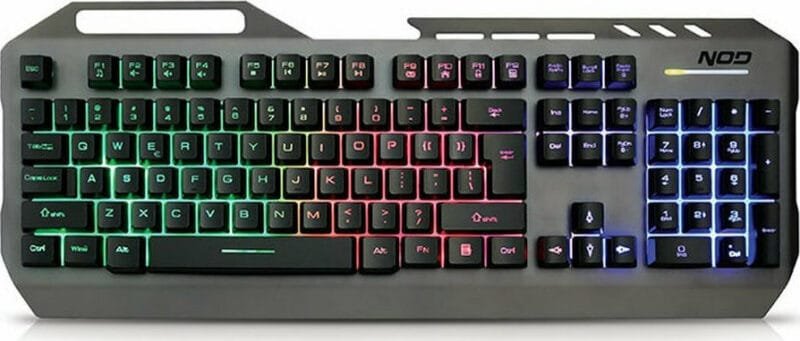 NOD Defender Gaming Πληκτρολόγιο με RGB φωτισμό (Αγγλικό US)