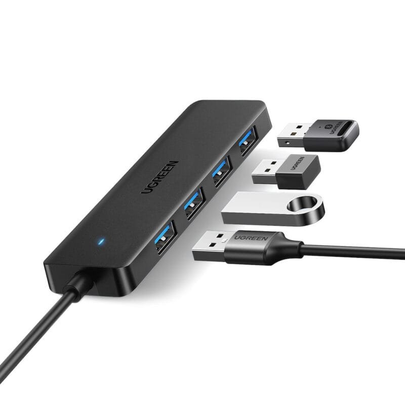 Ugreen USB 3.0 Hub 4 Θυρών με σύνδεση USB-A - Image 2