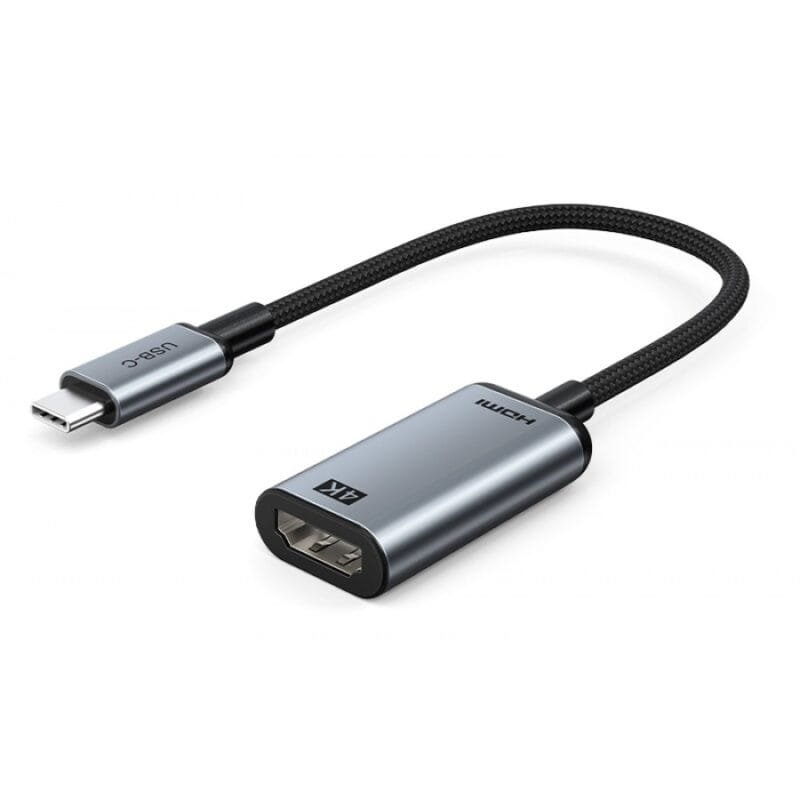 Cabletime Μετατροπέας USB-C male σε HDMI female Γκρι (CT-CMHF4K30-AG)