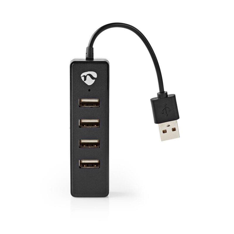 Nedis USB 2.0 Hub 4 Θυρών με σύνδεση USB-A